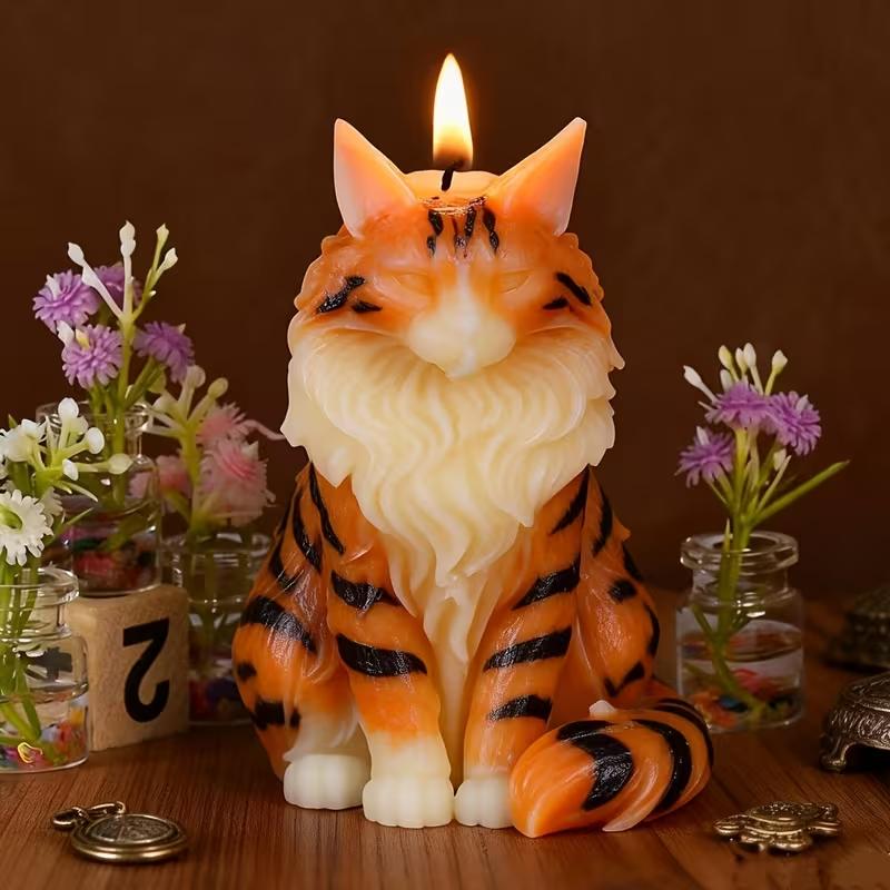 3D Сидящий Кот Свеча Силиконовая Форма DIY Милый Котенок Мыло Гипс Смола Поделка Смоляная Цементная Форма Ручной Работы Инструменты для Изготовления Подарков