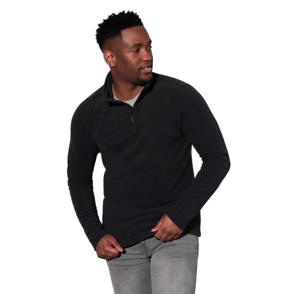 Stedman Mens Half Zip Fleece Jacket