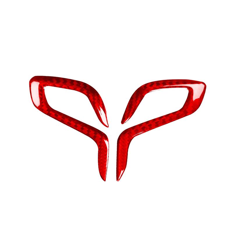 For BMW M-series carbon fiber shift head interior modification stickers, carbon fiber decorative stickers