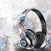 Новые Bluetooth-наушники с граффити, Hi-Fi звук, басы, складные, беспроводные, со встроенным микрофоном, наушники