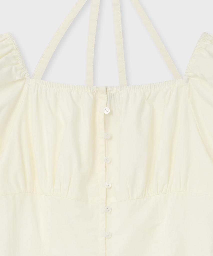FALLETT Puff Blouse Ivory