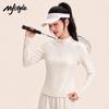MJ STYLE Women's Half-Zip Mock Neck Athletic Base Layer