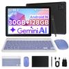 Планшет Android 16, 10,1 дюйма, 30 ГБ ОЗУ + 128 ГБ ПЗУ, Аккумулятор 5000 мАч, Планшет для развлечений