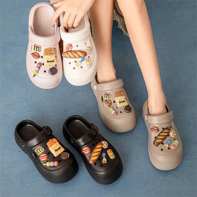 Наступая в дерьмо женские шлепанцы летняя сумка голова шнурки и верхняя одежда девочки пляжная обувь eva сандалии