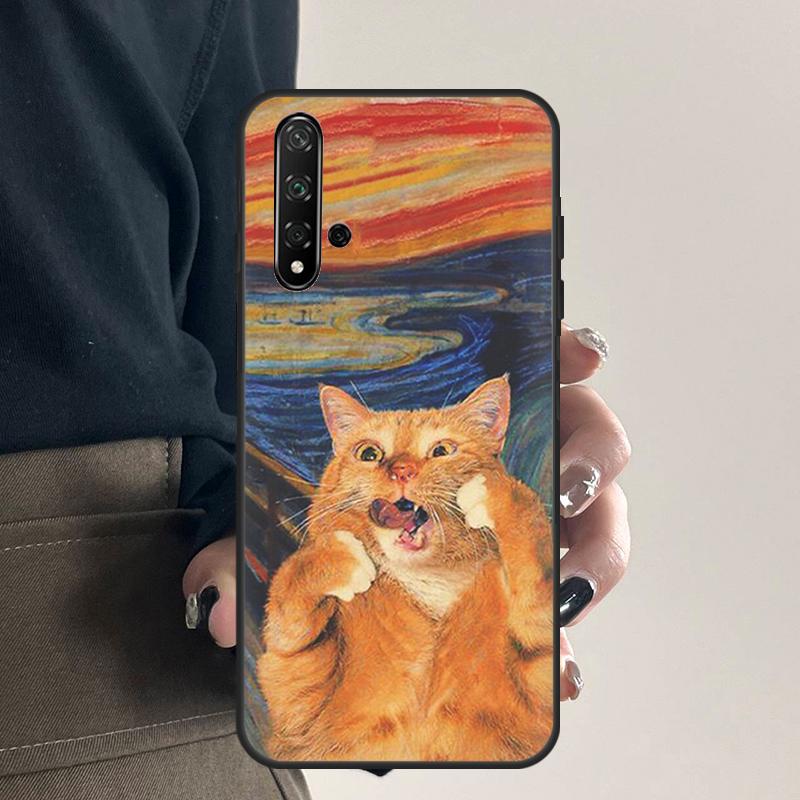Renaissance Cats Rich Art For Huawei Nova 12s 12i 11i 7i 8i 9 10 SE Y91 Y90 Y60 Y70 Y72 Y61 P60 Pro P30 P40 Lite Case