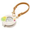 Fieldwork Women's Analog Pocket Watch with Magnifying Glass, 2x Magnification, Strap, Bag Charm, Anipe Parakeet Design, White, MKK3017-1