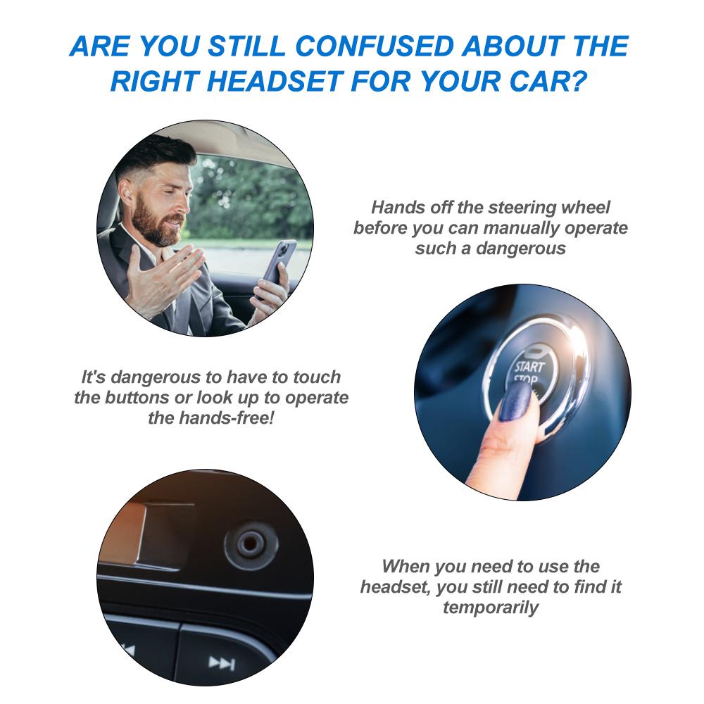 Многофункциональный спикерфон для громкой связи в автомобиль, Вluetooth, MP3, подходит для Айфона и Андроида