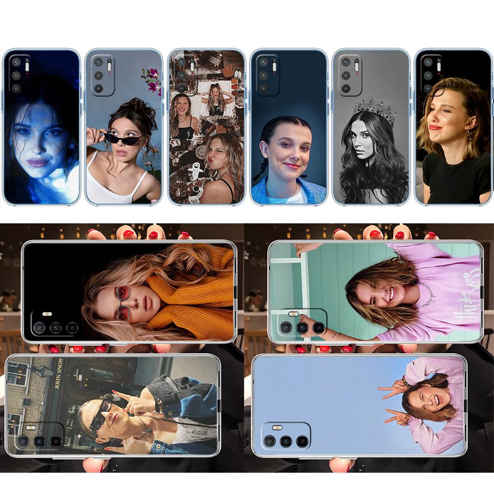 LO63 Чехол с Милли Бобби Браун для Motorola G10 G20 G30 G31 G32 G34 G35 G41 G42 G50 G51 G52 G55 G60 G60S G62 G71 G72 G75