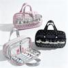 Plaid Polka Dot Lace Pencil Case Large Capacity Lace Stationery Bag Lace Pen Bag  Gift Giving