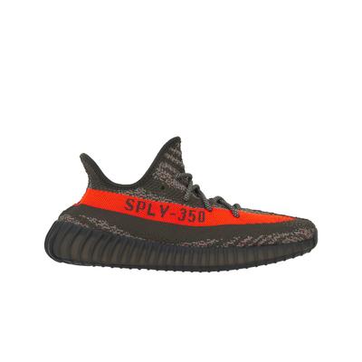 Кроссовки унисекс Yeezy Boost 350 V2 Carbon Beluga Grey Steeple-Gray Solar-Red HQ7045