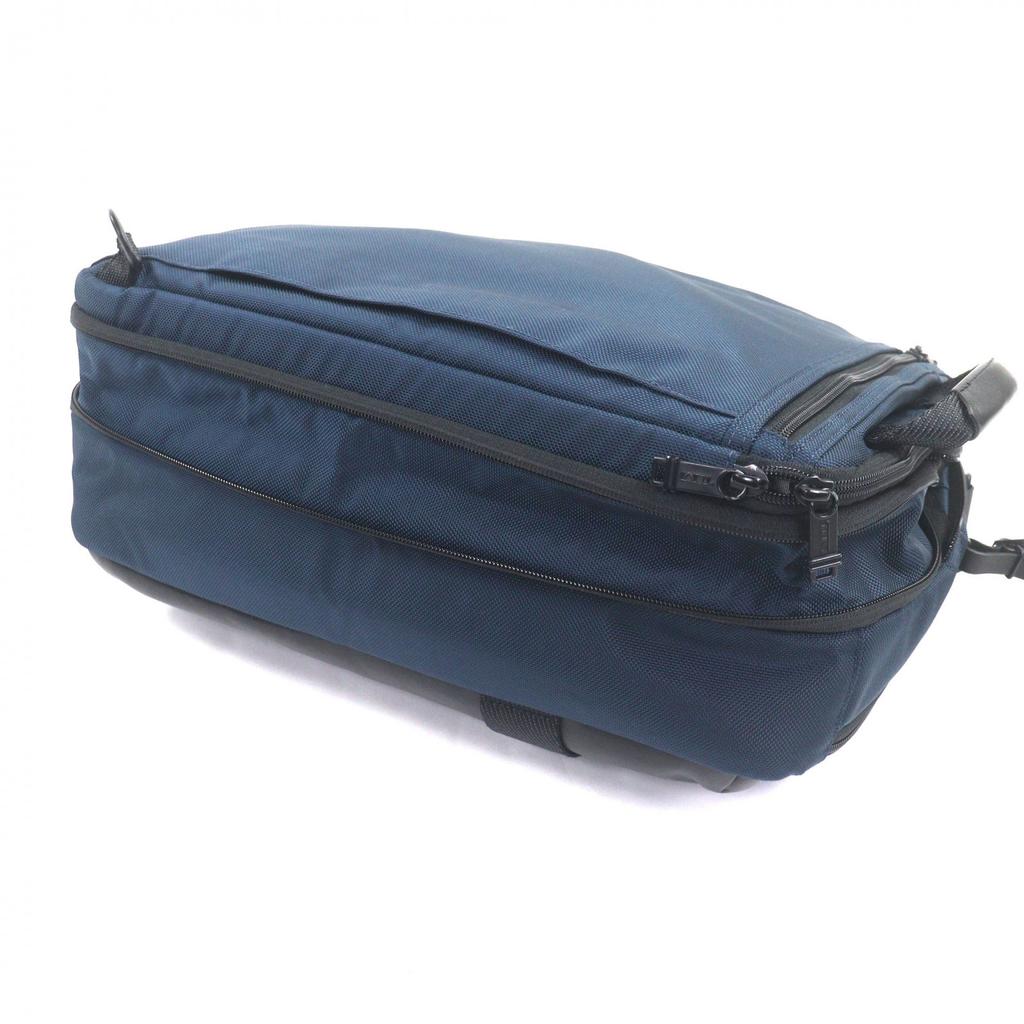 Great TUMI Briefcase BRAVO ALPHA Navy Nylon mens 232308NVY Used