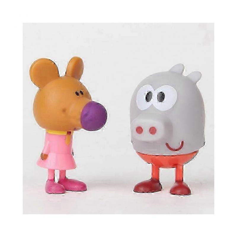 Hey Duggee Series Anime Action Figure Pvc Desktop Car Ornament Birthday Gift for Kids Fans -yx