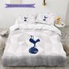 Tottenham Hotspur Pattern Bedding Quilt Set  Home Decoration  Gift (1 * duvet cover + 2 * pillowcase  without core)