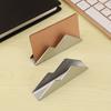 2Pcs/Set Gold&Silver Hill Business Card Holder Creative Storage Box Stainless Steel Business Card Holder Table Card Box