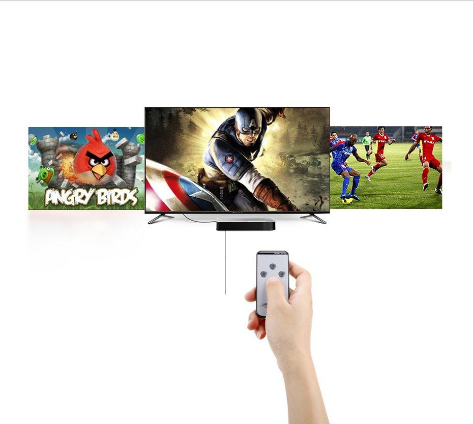 Ugreen 3-Port HDMI Switch Splitter - 4K 3D, 7.5 Gbps Speed, 36-bit Color Depth, Black (Model 40234)