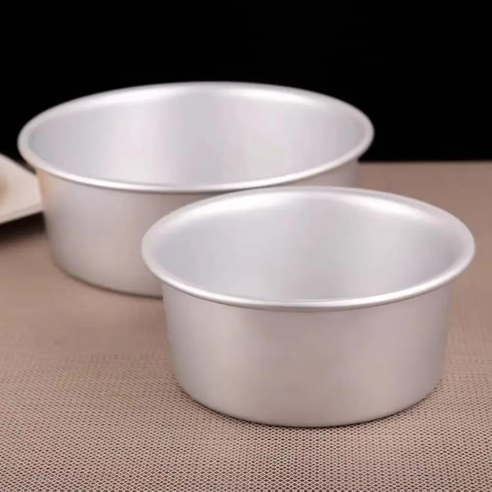 Round Cake Bake Pan Aluminum Alloy Cake Mold Pan New Cake Tin Kitchen Dessert Baking