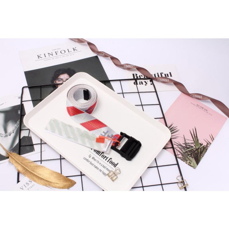 Новый холщовый ремень в индустриальном стиле OFF-white, тот же модный ремень