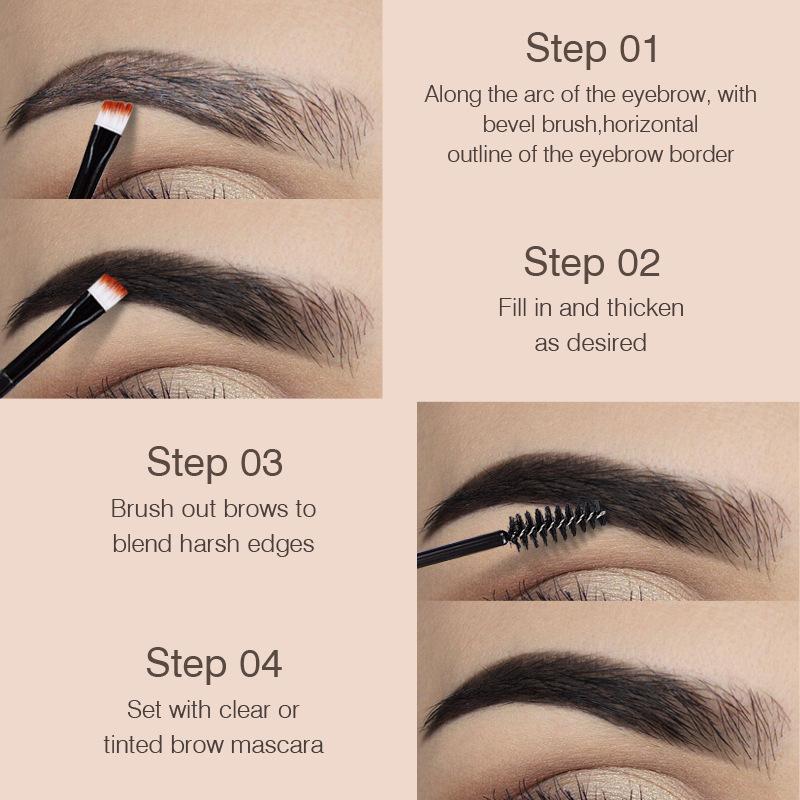 EYEBROW 24H Waterproof Eyebrow Gel Long-Lasting Liquid Tint Smudge-Proof Natural Brow Define less