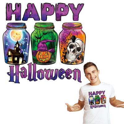 Нашивки для одежды, креативные бутылки для Хэллоуина, Ropa, термопресс, аппликации, наклейки на одежду, толстовки «сделай сам», наклейки на одежду