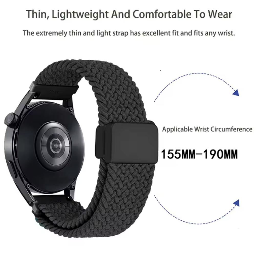 Нейлоновые ремешки с магнитной застежкой для Redmi Watch 5 Active 22 мм Плетеный ремешок на запястье REDMI Watch 5 Lite Дышащие аксессуары для браслета