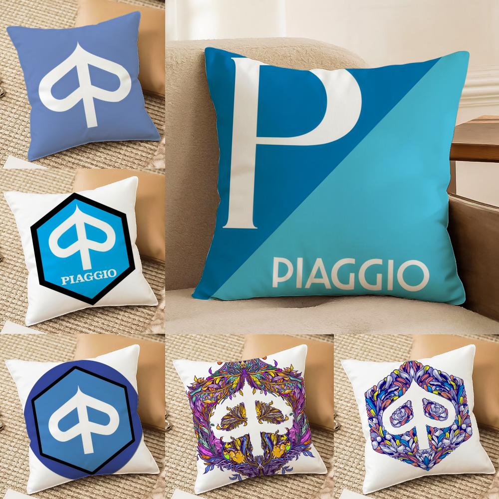 PPiaggio Cushion Cover Short plush Doublesided Print Square Throw Pillow Covers Sofa Home Cushion Decor