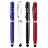 4 In 1 Laser Pointer LED Torch Touch Screen Stylus Ball Pen Capacitive Stylus Pencil for Smart Phone Tablet