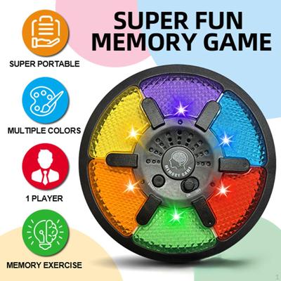 Ручная игра на память Детская электронная игрушка Тренировка координации со светом, для мальчиков и девочек