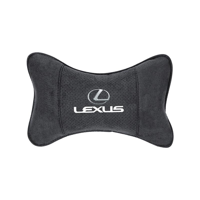 Suede Headrest Car Breathable Memory Foam Neck Pillow For Lexus RX300 IS200 IS250 ES350 Ct200h UX250h NX300h ES300h RX400h NX