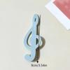 Y2K Duckbill Alligator Clip Music Note Side Clip Hair Accessories Music Note Hair Clip  Women
