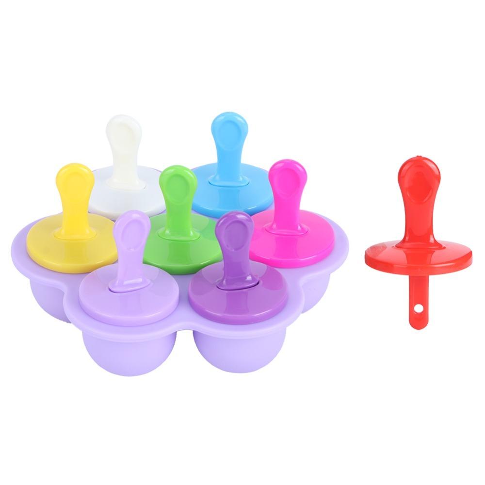 Reusable Silicone Popsicle Molds Non Stick DIY Mold Silicone Ice Cream Molds Household Kitchen