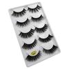 5 Pairs Multipack 3D Mink Lashes False Eyelashes Handmade Wispy Fluffy Long Lashes Natural Eye Makeup Tools Eye Lashes G806