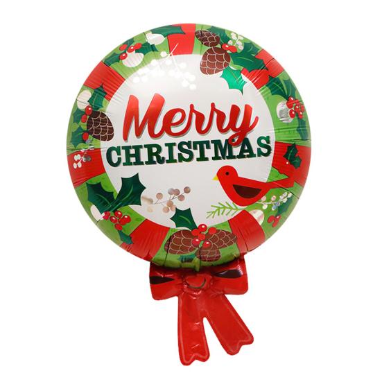 Рождественский воздушный шар яркий цвет надувной Vibe алюминиевая пленка конфета воздушный шар декоративный реквизит для детей