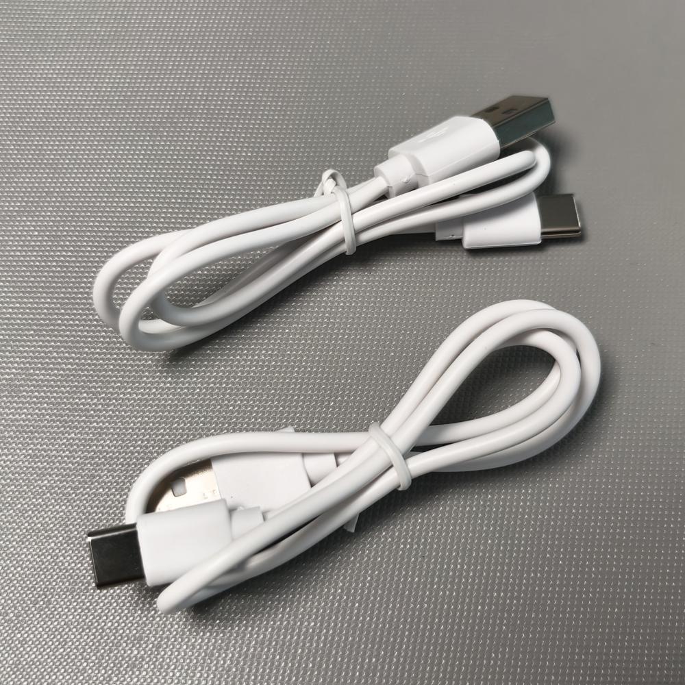 0.5M 5V 2A White Type-C USB Charging Cable for Mobile Phone Earbuds Fans USB-C Devices