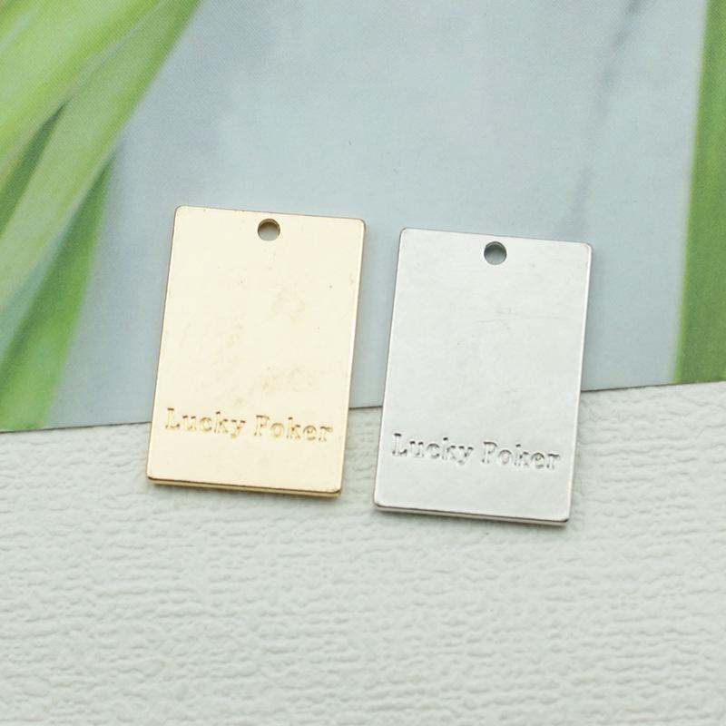 Персонализированный брелок-подвеска из сплава в уличном стиле