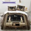 Мусульманский Узор Постельное Белье, Комплект С Одеялом, Пододеяльник, Наволочка, Домашний Подарок На День Рождения (1 пододеяльник + 2 наволочки, без наполнителя)
