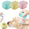 Pet Grooming Shower Brush Silicone Massage Pet Accessories For Dogs Shampoo Massager Brush Bathroom Puppy Cat Massage Comb