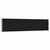 Retractable Side Awning 120*500 cm Black