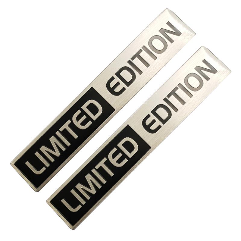 3d Aluminium Special Edition Logo Limited Edition Emblem Sticker Car Interior Exterior Decoration Decal Motorcycle Accessories