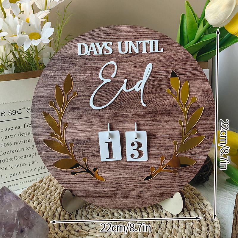 Acrylic Ramadan   Calendar  Middle Eastern Countdown  Calendar For  Eid Mubarak  Table Ornament  Muslim  Ramadan Party Gift