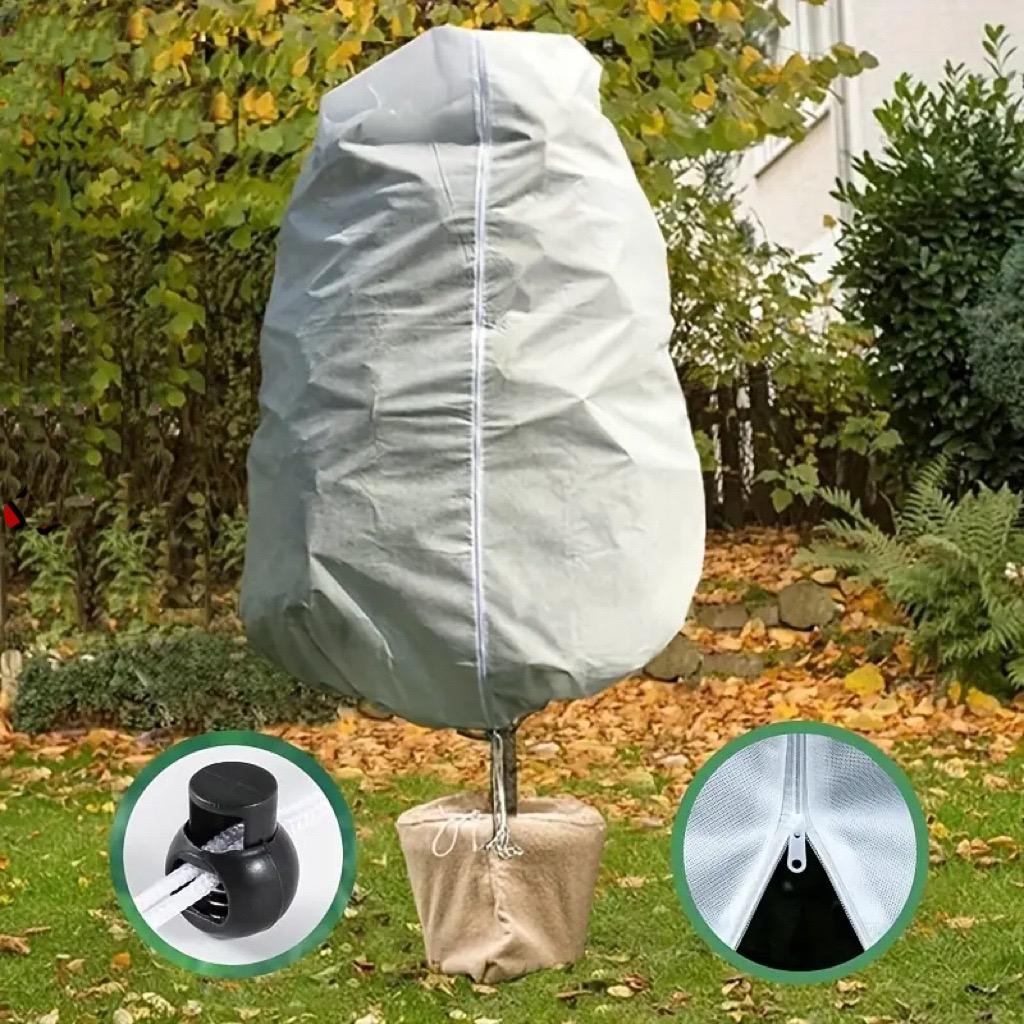 Чехол для растений Зимний теплый чехол Мешок для защиты растений кустарников и деревьев Защита от мороза для садовых растений Маленькое дерево от холода