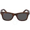 Солнцезащитные очки Ray Ban Original Wayfarer Темно-серые Классические Унисекс Rb2140 1292b1 50