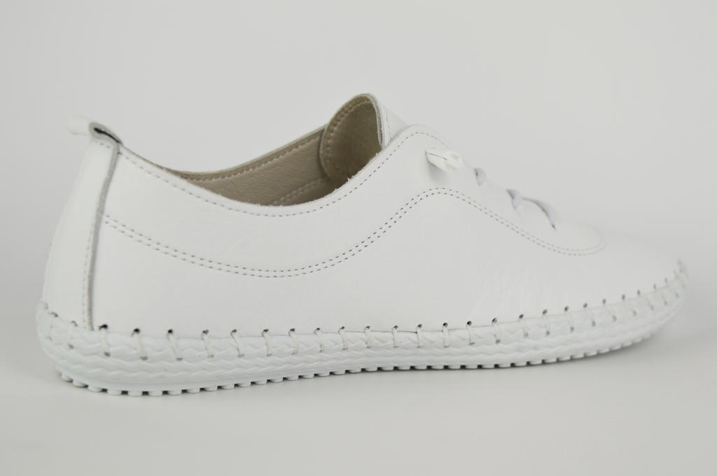 Leather Moccasins Evromoda 007115 36 White