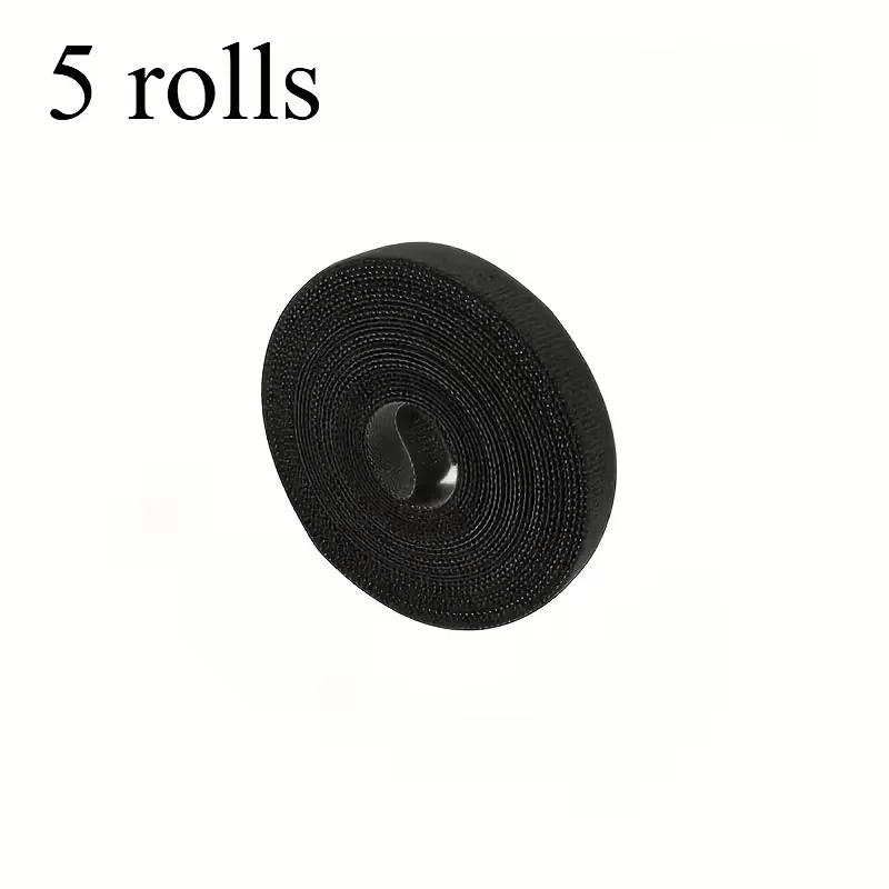 5/10pcs 1M Cable Ties Reusable Adhesive Hook Loop Fasteners Nylon Strap Organizer Packaging DIY Storage Organizing Tool
