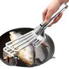 Stainless Steel Multifunctional 1pc Serving Tongs - Effortless Food Prep and Presentation for Buffet, Fish Frying, Bread, Steak, Salad, and Dessert