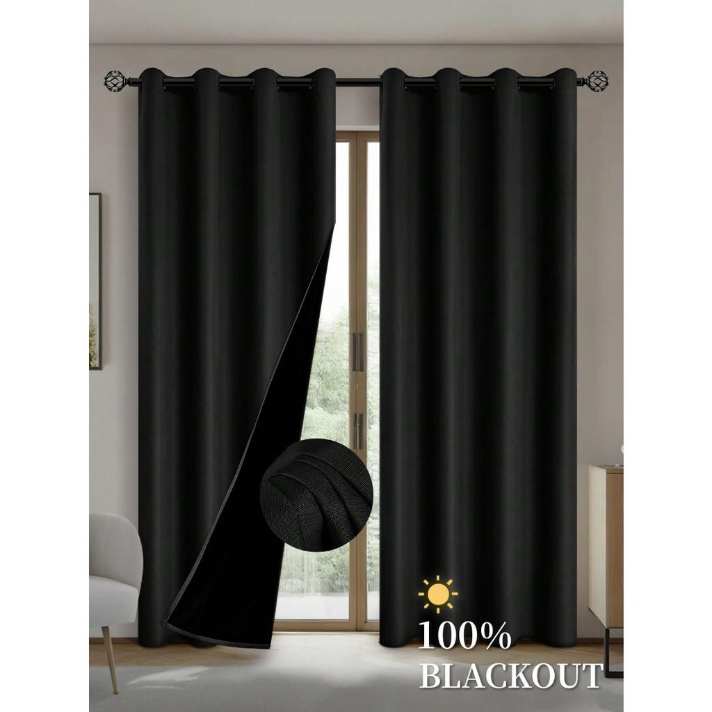 1 шт. Плотные шторы с подкладкой из утеплителя с покрытием, шторы для гостиной, спальни, кухни, домашнего декора, украшения комнаты