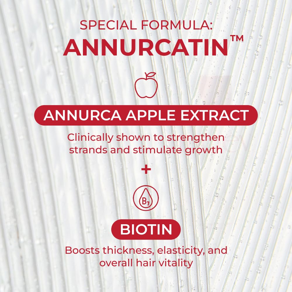 moev ANNURCATIN Шампунь Корейское яблоко Уход за волосами для силы и объема при истончении