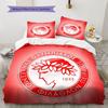 Olympiacos Bedding Quilt Set Quilt Cover Pillowcase Home Decoration Birthday Gift (1 * duvet cover + 2 * pillowcase, without core)