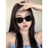 1 шт. Модные солнцезащитные очки «кошачий глаз» для женщин, роскошные брендовые дизайнерские солнцезащитные очки для женщин, черная оправа для очков, женские оттенки, очки