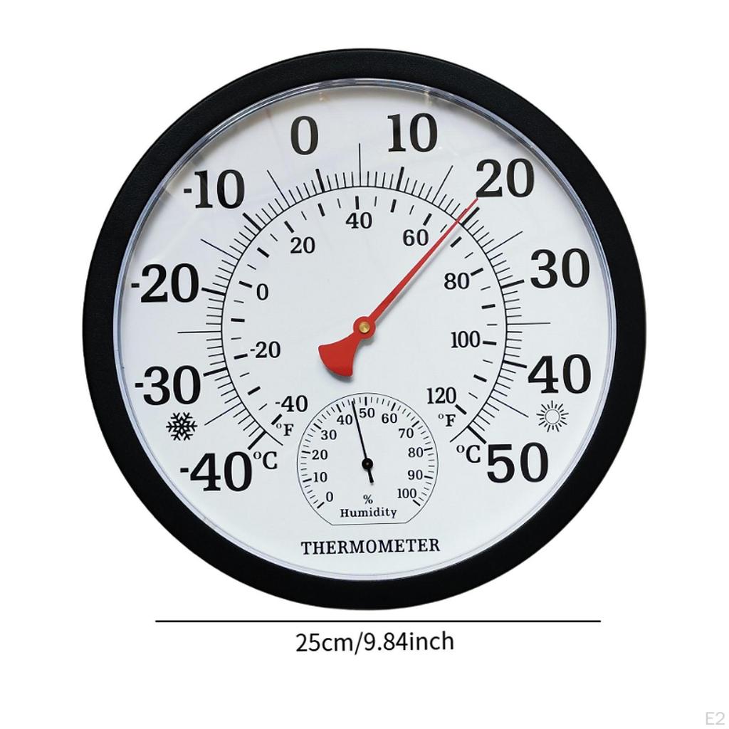 Европейский циферблат влажности и температуры измеритель климата прибор для измерения погоды для дома и гаража
