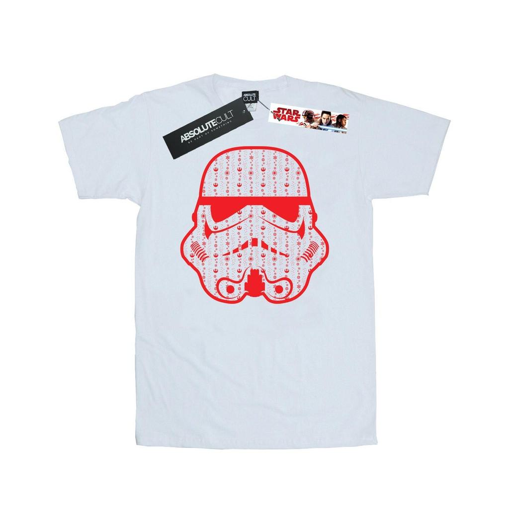 Star Wars Mens Christmas Stormtrooper Helmet T-Shirt